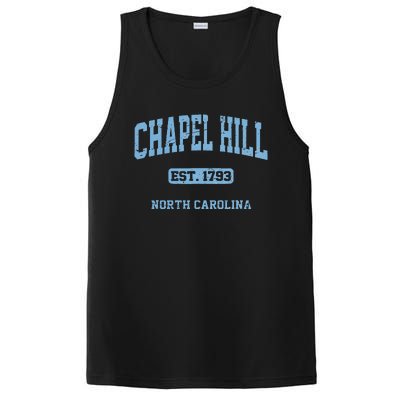 Chapel Hill North Carolina NC Vintage State Athletic Style PosiCharge Competitor Tank