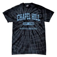 Chapel Hill North Carolina NC Vintage State Athletic Style Tie-Dye T-Shirt