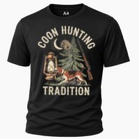 Coon Hunting Night – Patriotic Design For Coon Hunters Cooling Performance Crew T-Shirt