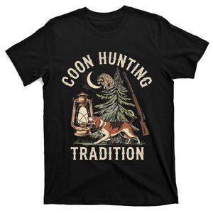 Coon Hunting Night – Patriotic Design For Coon Hunters T-Shirt