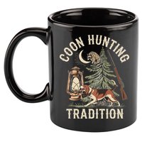 Coon Hunting Night – Patriotic Design For Coon Hunters 11oz C Handle Ceramic Mug