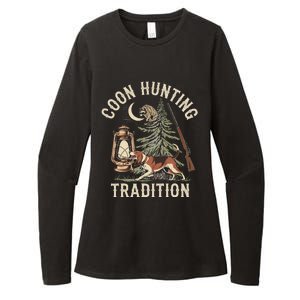 Coon Hunting Night – Patriotic Design For Coon Hunters Womens CVC Long Sleeve Shirt