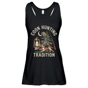 Coon Hunting Night – Patriotic Design For Coon Hunters Ladies Essential Flowy Tank