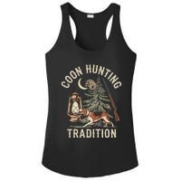 Coon Hunting Night – Patriotic Design For Coon Hunters Ladies PosiCharge Competitor Racerback Tank