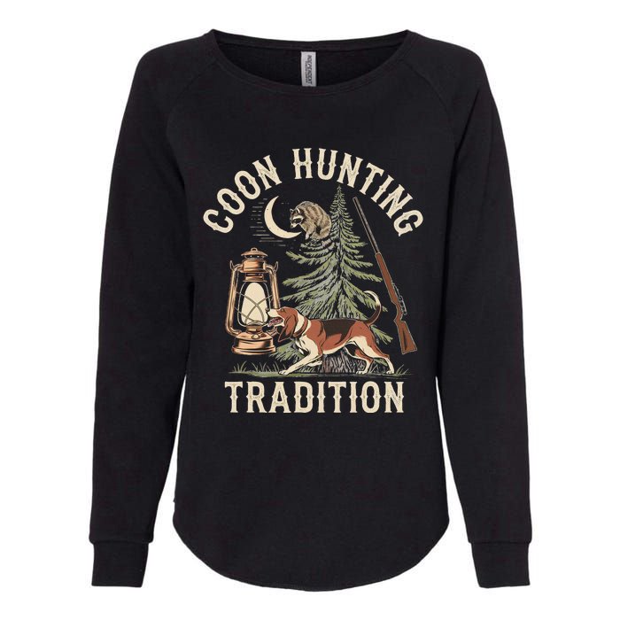 Coon Hunting Night – Patriotic Design For Coon Hunters Womens California Wash Sweatshirt