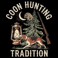 Coon Hunting Night – Patriotic Design For Coon Hunters Short Acrylic Beanie