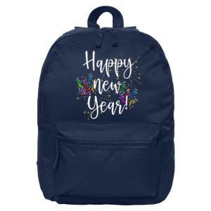 Cute Happy New Year Day Eve Party Fireworks Confetti Costume 16 in Basic Backpack