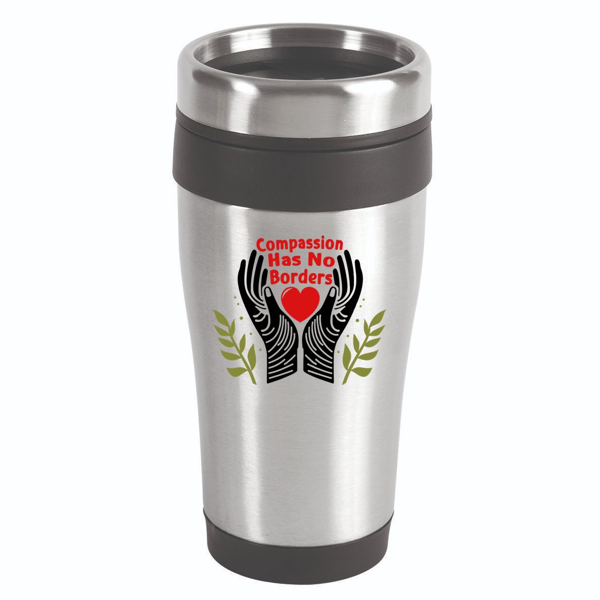 Compassion Has No Borders 16oz Travel Tumbler