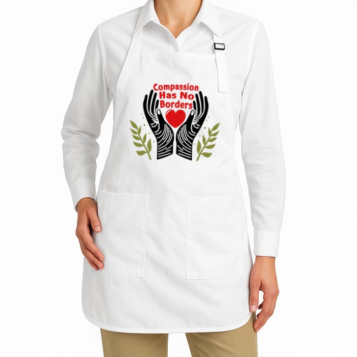 Compassion Has No Borders Apron