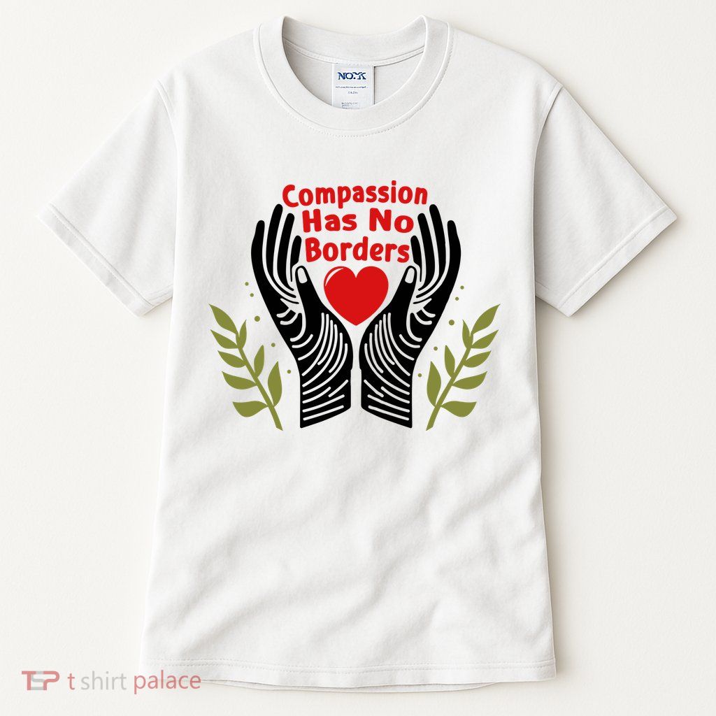 Compassion Has No Borders Tall T-Shirt