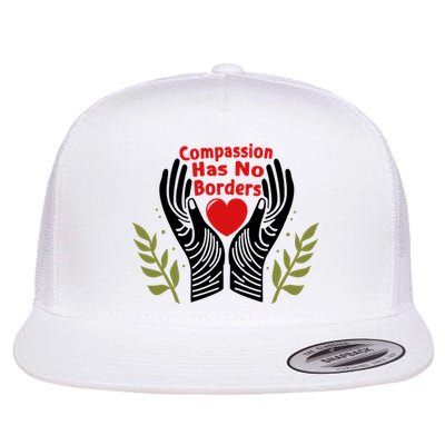 Compassion Has No Borders Flatbill Hat