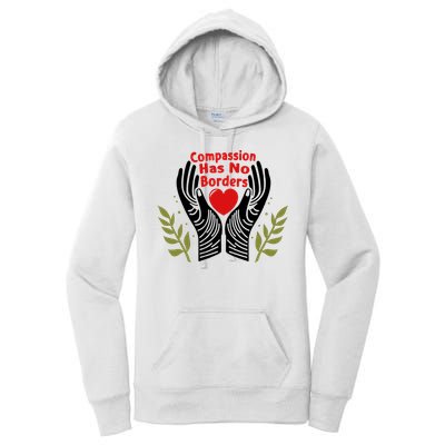 Compassion Has No Borders Women's Pullover Hoodie