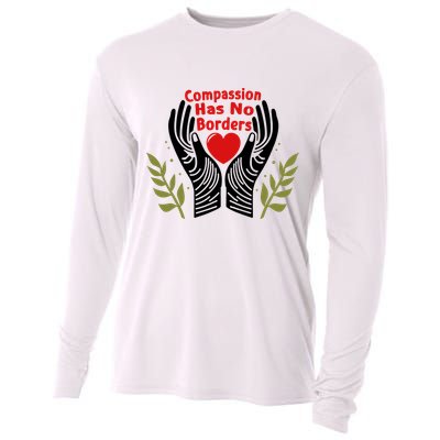 Compassion Has No Borders Cooling Performance Long Sleeve Crew