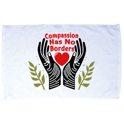Compassion Has No Borders Microfiber Hand Towel