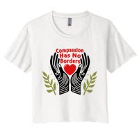 Compassion Has No Borders Crop Top