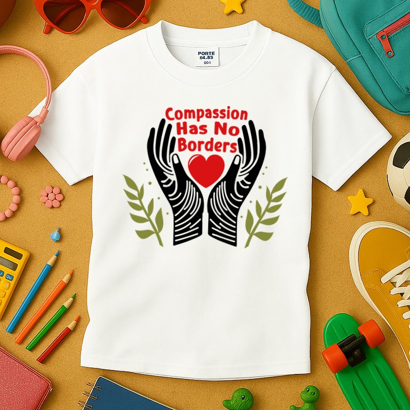 Compassion Has No Borders Kids T-Shirt