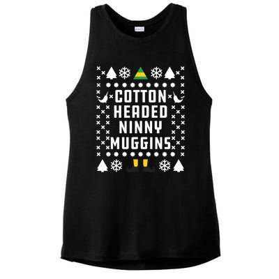 Cotton Headed Ninny Muggins Classic Ladies PosiCharge Tri-Blend Wicking Tank