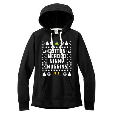 Cotton Headed Ninny Muggins Classic Women's Fleece Hoodie