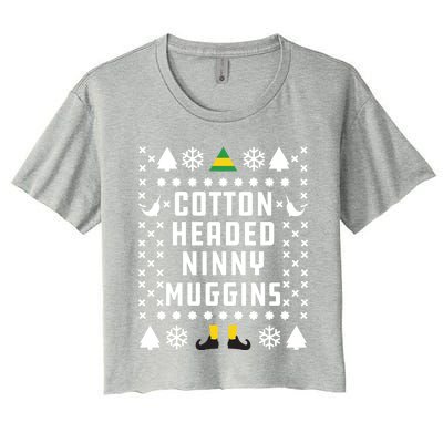 Cotton Headed Ninny Muggins Classic Women's Crop Top Tee