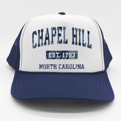 Chapel Hill North Carolina Nc Vintage Athletic Trucker Hat