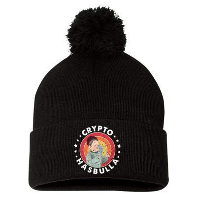 Crypto Hasbulla Nft Funny Hasbulla Magomedov Pom Pom 12in Knit Beanie