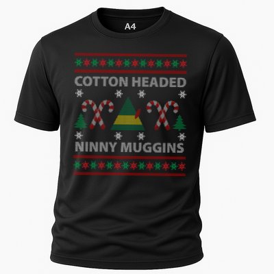 Cotton Headed Ninny Muggins Ugly Christmas Sweater Design Performance Shirt