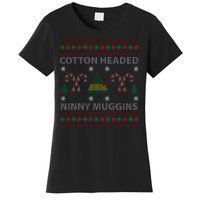 Cotton Headed Ninny Muggins Ugly Christmas Sweater Design Women's T-Shirt