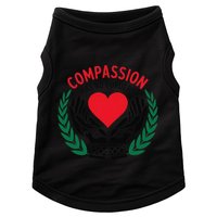 Compassion Has No Borders 2025 Funny Doggie Tank