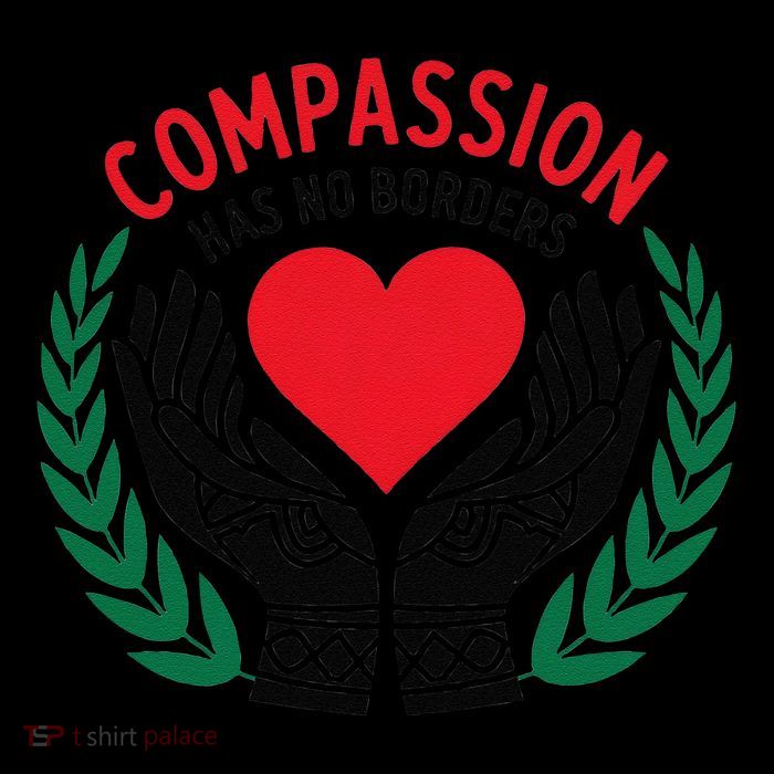 Compassion Has No Borders 2025 Funny Flatbill Hat