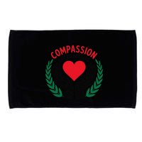 Compassion Has No Borders 2025 Funny Microfiber Hand Towel