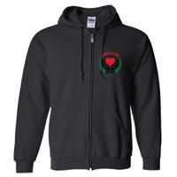 Compassion Has No Borders 2025 Funny Full Zip Hoodie
