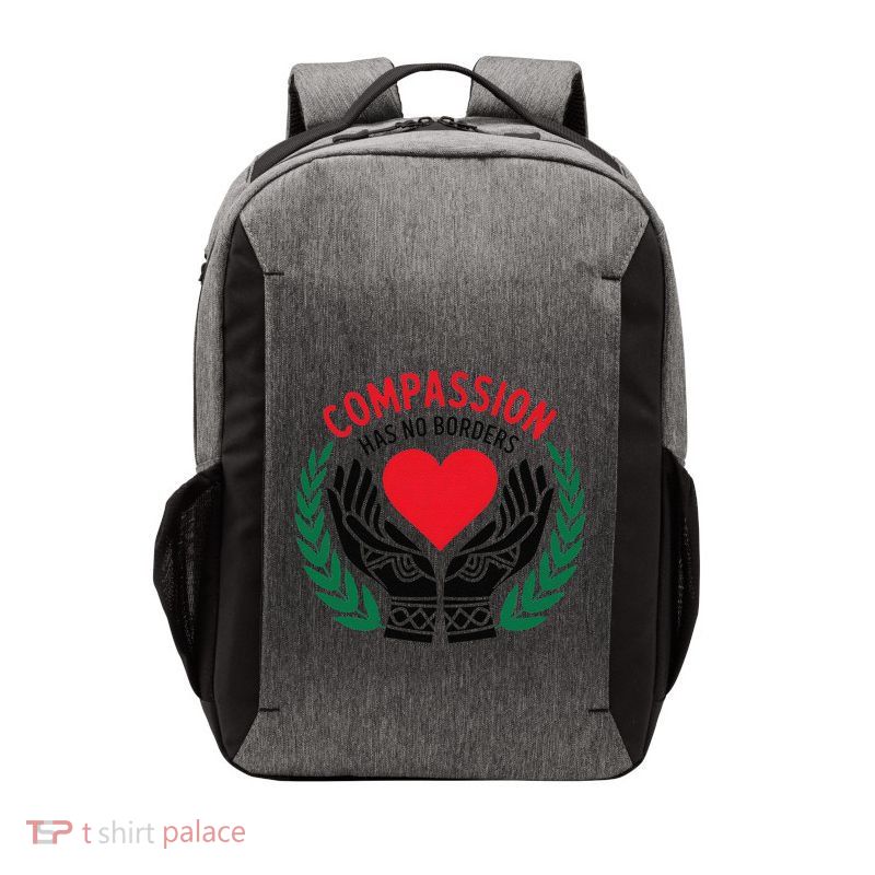 Compassion Has No Borders 2025 Funny Vector Backpack