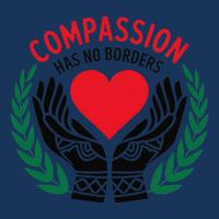 Compassion Has No Borders 2025 Funny Infant Baby Jersey Bodysuit
