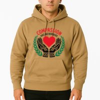 Compassion Has No Borders 2025 Funny Hoodie