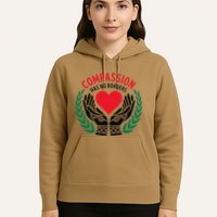 Compassion Has No Borders 2025 Funny Hoodie