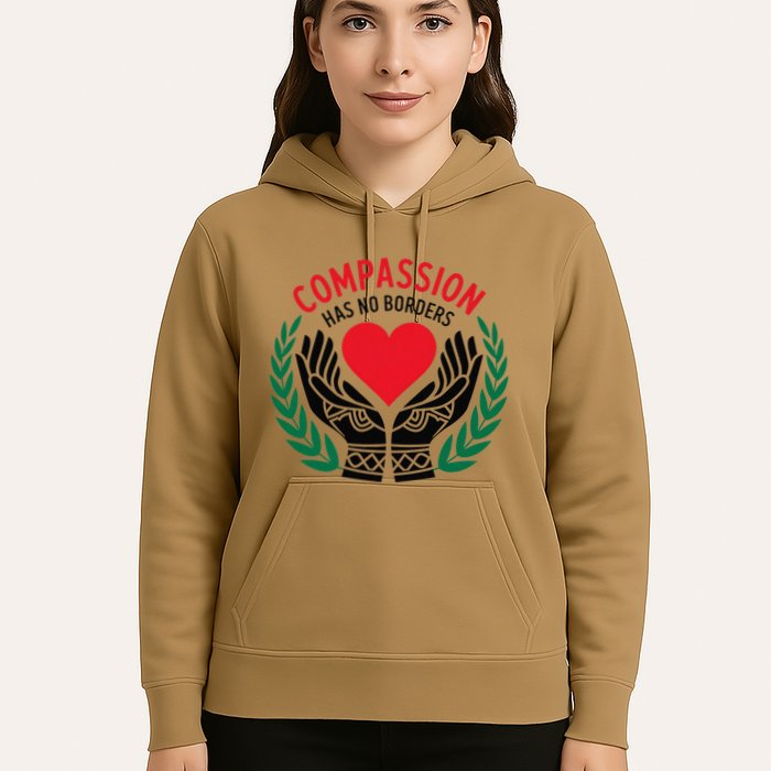Compassion Has No Borders 2025 Funny Hoodie