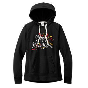 Cute Happy New Year Gift Women's Fleece Hoodie