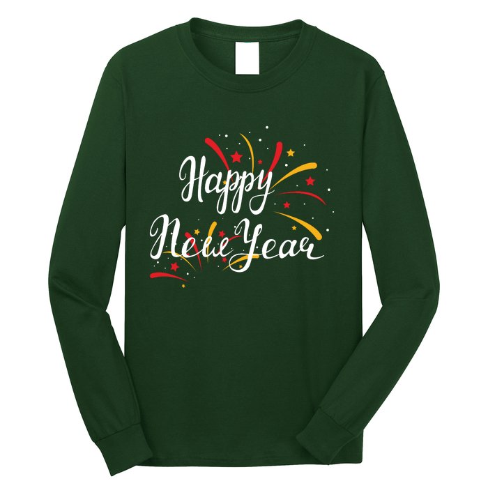 Cute Happy New Year Gift Long Sleeve Shirt