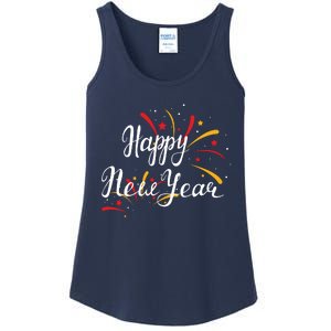 Cute Happy New Year Gift Ladies Essential Tank