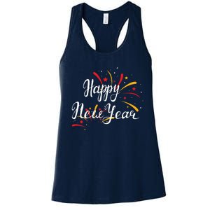 Cute Happy New Year Gift Women's Racerback Tank