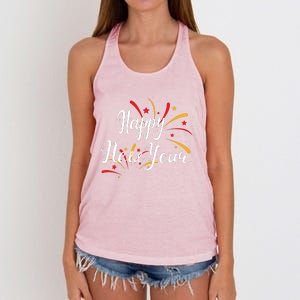 Cute Happy New Year Gift Women's Knotted Racerback Tank