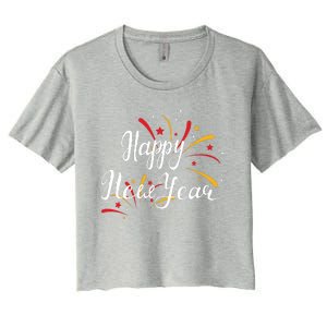 Cute Happy New Year Gift Women's Crop Top Tee