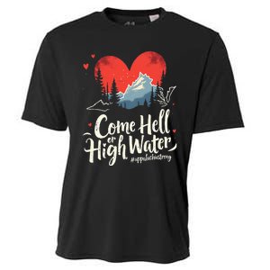 Come Hell Or High Water Mountain Appalachia Strong Nc Vn Tn Cooling Performance Crew T-Shirt