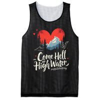 Come Hell Or High Water Mountain Appalachia Strong Nc Vn Tn Mesh Reversible Basketball Jersey Tank