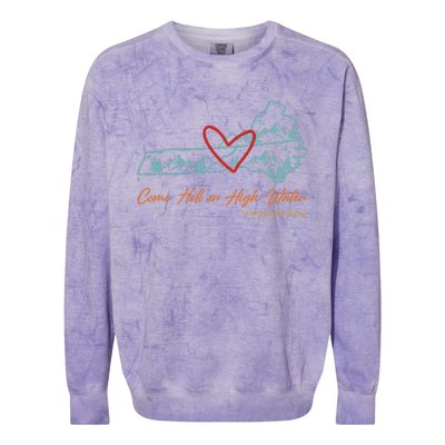 Come Hell Or High Water – Appalachian Strong Retro Colorblast Crewneck Sweatshirt