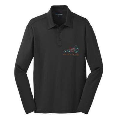 Come Hell Or High Water – Appalachian Strong Retro Silk Touch Performance Long Sleeve Polo