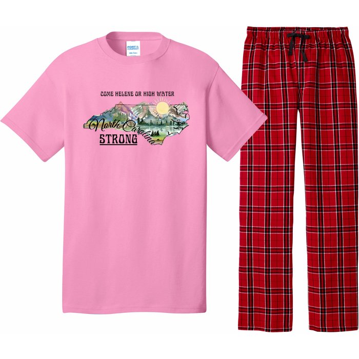 Come Helene Or High Water North Carolina Strong Pajama Set