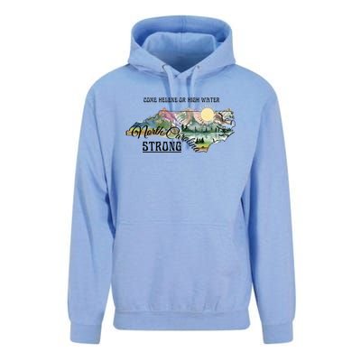 Come Helene Or High Water North Carolina Strong Unisex Surf Hoodie