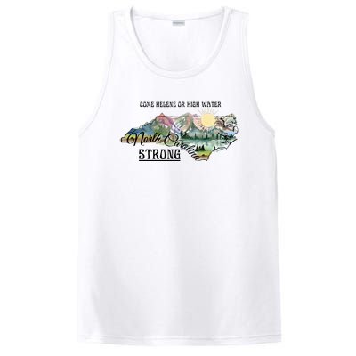 Come Helene Or High Water North Carolina Strong PosiCharge Competitor Tank