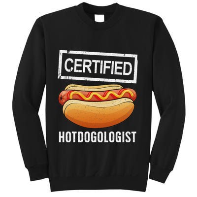 Cool Hotdog Outfit Adult Hotdog Hot Dog Lover Sweatshirt